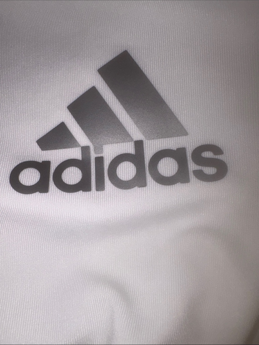 Adidas TECHFIT/PRIMEGREEN Athletic Performance White Long Sleeve Shirt - Picture 7 of 7